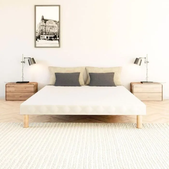 MOONLIGHT - Sommier 140x190 + 4 pieds-2