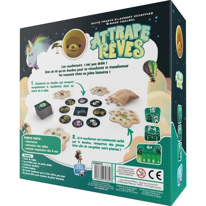 Space Cow | Attrape reves | Jeu de société | À partir de 4 ans | 2 à 4 joueurs | 15 minutes-3