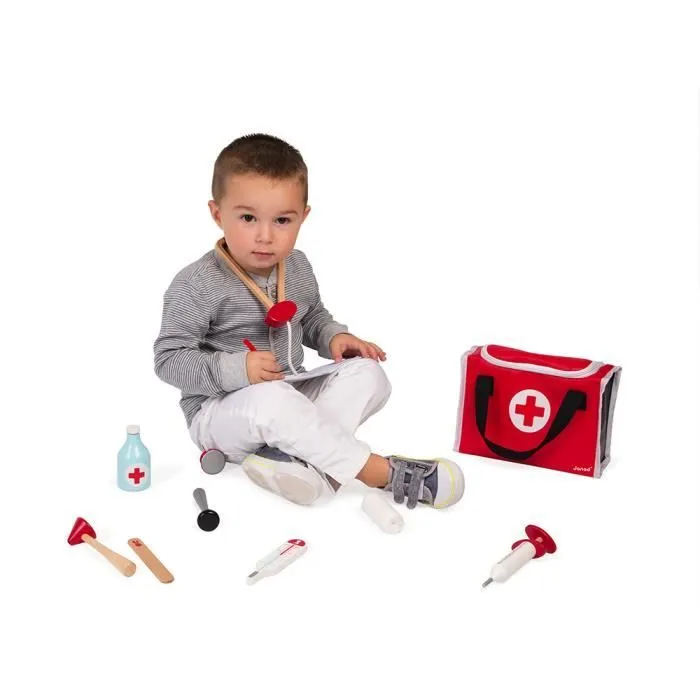JANOD - Malette du Docteur (bois) - Dès 3 Ans-2
