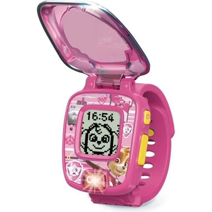 Montre interactive VTECH Pat Patrouille Stella - 4 jeux éducatifs - 12 cadrans personnalisables-0