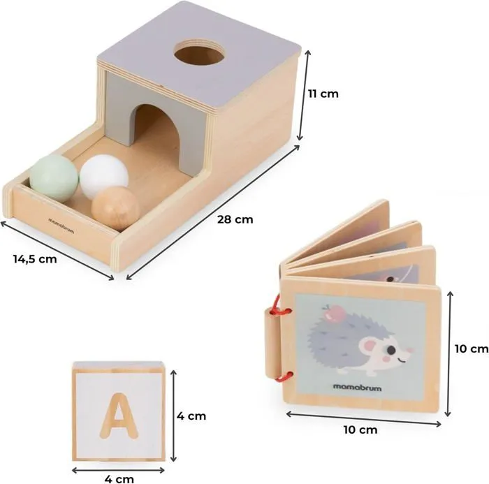 Coffret Montessori pour bébé - 6 jouets-2
