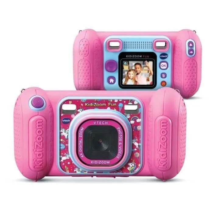 Appareil photo numérique VTECH Kidizoom Fun Rose - Mixte - Enfant - Intérieur - Piles fournies-1