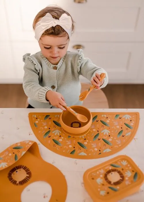 Sassi Junior - Couverts en silicone Munchy l'ours-1