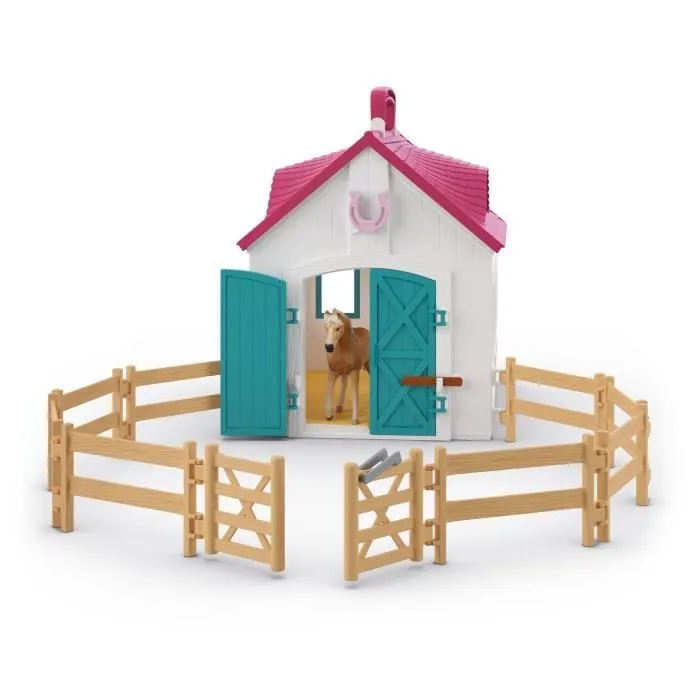 Coffret Écurie Transportable SCHLEICH 42703 Horse Club, Dès 4 ans-5