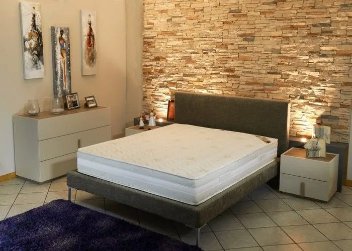 Matelas Super 120x190 cm epaisseur 23 cm - Trs Ferme - Face Hiver - Noyau Poli Lattex HR Dernire Gnration - Trs Respir-0