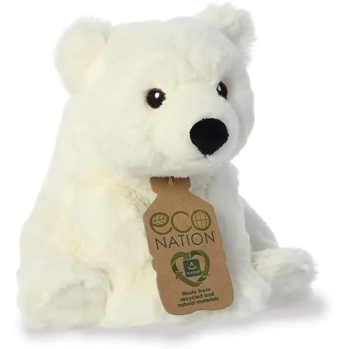 Aurora Eco Nation Polar Bear 24cm-0