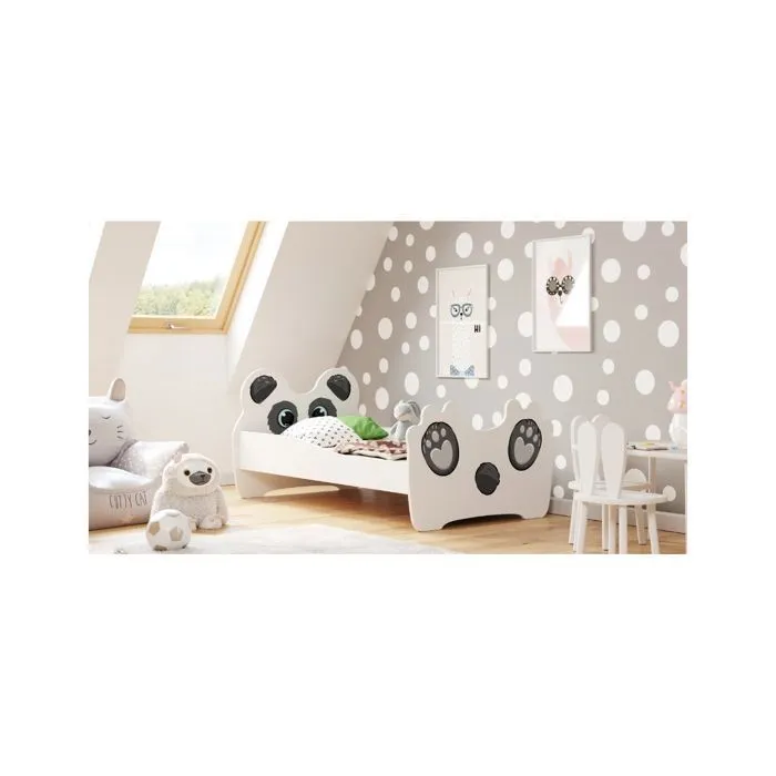 Lit enfant "PANDA" 160x80cm + matelas + sommier-2