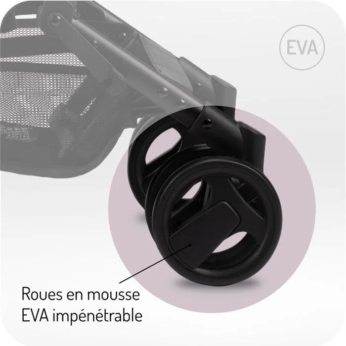 Poussette bébé à dos ultra compacte - MoMi GRACE - VOYAGE - Légère 6,2 kg - Jusqu'à 15 kg - Noir-4