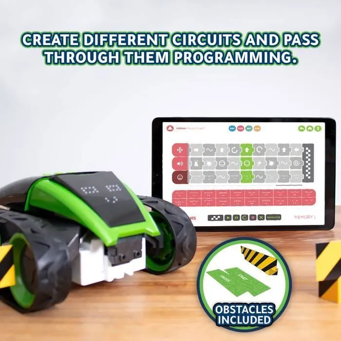 Robot programmable pour enfants - XTREM BOTS - Mazzy - Bluetooth - Labyrinthes - Codage informatique-3
