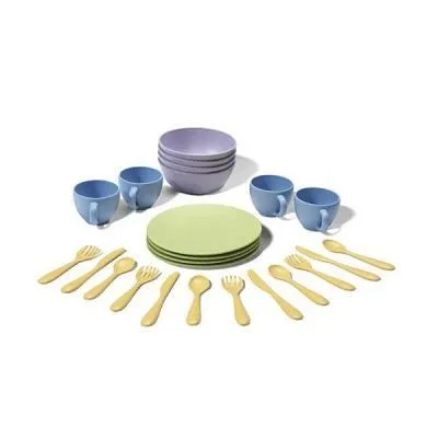 Dînette - Green Toys : Service vaisselle-0