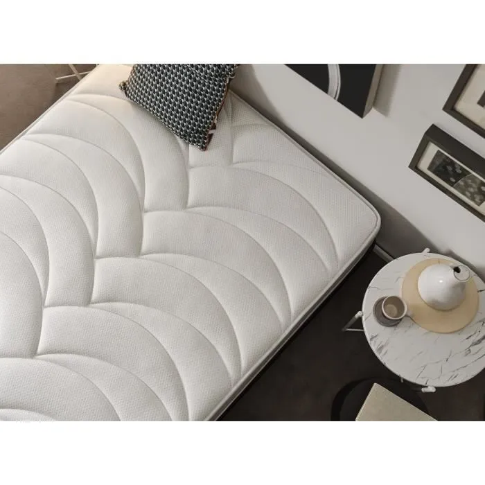 Matelas 90x200 cm Visco Luxury Elite Argent H25 epaisseur 25 cm +/- 2 Haute Fermeté. ECCOX-2