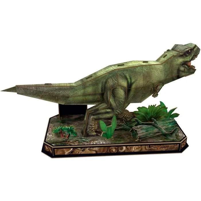 Puzzle 3D Dinosaure T-Rex National Geographic, 52 pièces pour une aventure paléontologique, Idée Cadeau Noël Anniversaire, APD 8 Ans-2