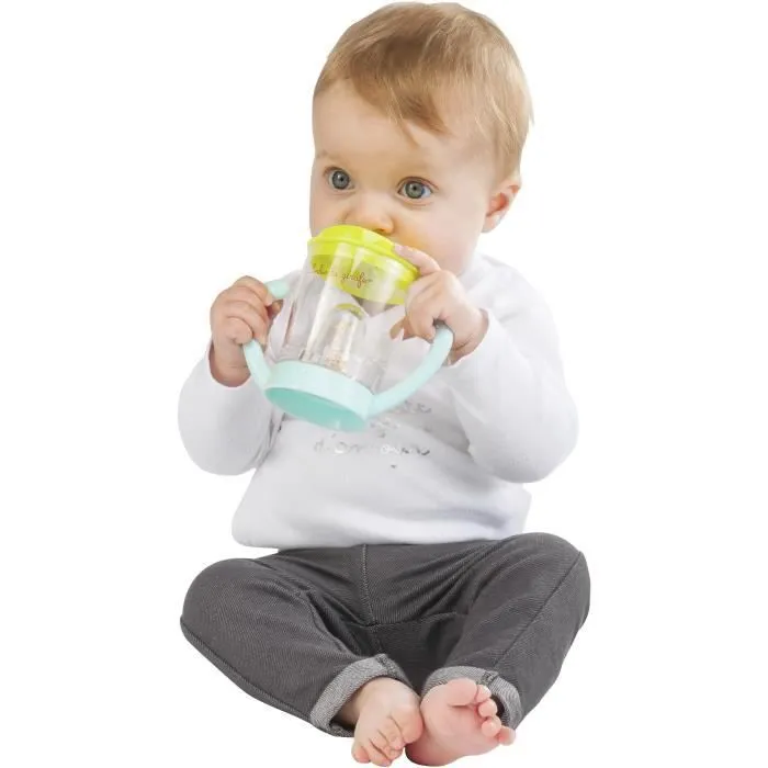 Tasse anti-fuite VULLI - SOPHIE LA GIRAFE - Vert - Bébé - 150 ml - 6 mois-1