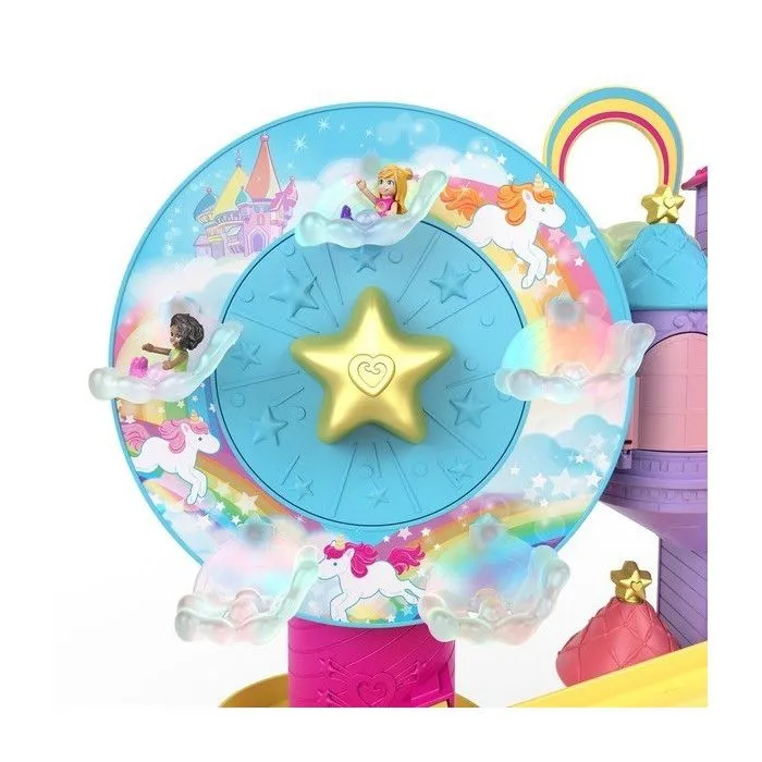 Polly Pocket - Rainbow Funland - Parc d'attractions - Montagnes russes - Carrousel - Grande roue-2