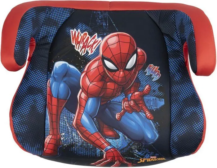 Tataway Siège auto rehausseur Marvel Spiderman avec fixations ISOFIX i-Size ECE R129. Sécurité enfant 125-150cm. Siège d'appoint sup-1