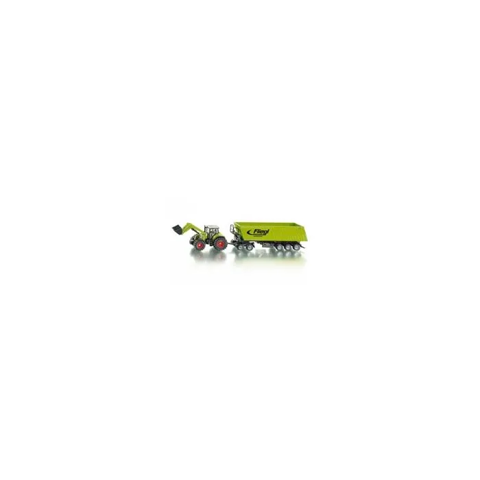 Tracteur avec Chargeur Frontal, Dolly et Benne Basculante - SIKU - Echelle 1/50ème-5