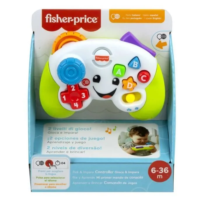 FISHER-PRICE MANETTE DE JEU POUR APPRENDRE ET RIRE, 0194735078530-2