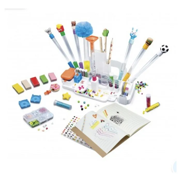 Fabrique à stylos - Buki France - Station de customisation - 12 crayons - 7 stylos - 6 ans et plus-1