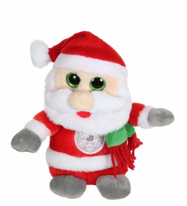 Peluche Gipsy - 70887 - Christmas petillous sonore 16 cm - Pere Noel-0