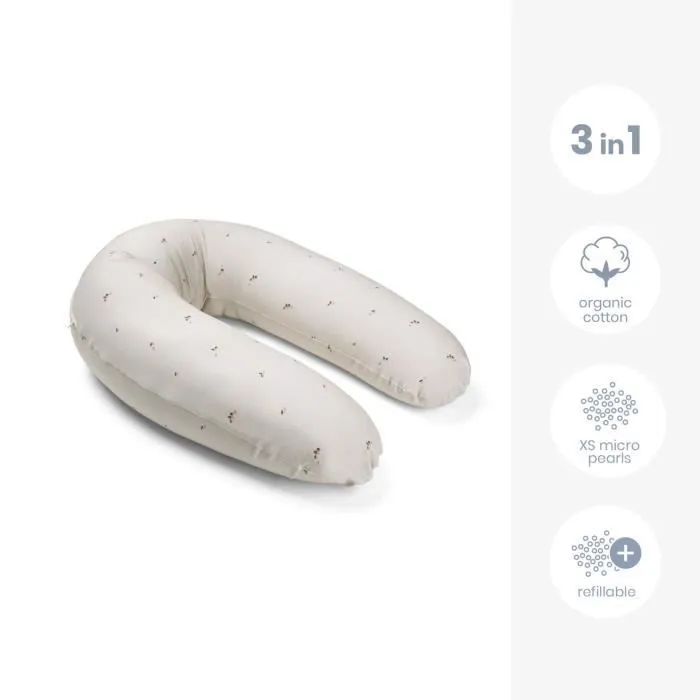 doomoo Coussin de maternité et d'allaitement Buddy - Confort optimal pour maman et bébé, Mushrooms-4