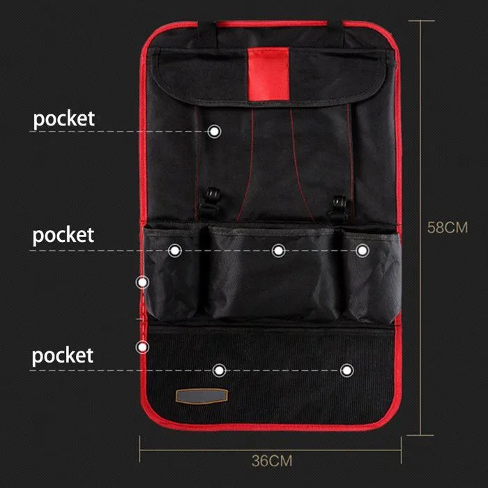 Tomkity - carbag-02SML - Organisateur de siege arriere de Voiture Sac de Rangemen Auto-1