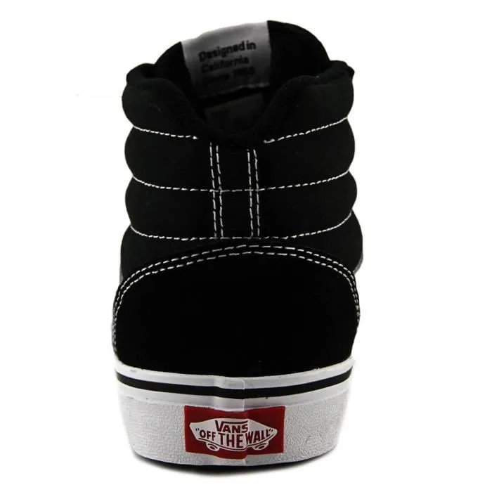 Chaussure de Basket Enfant - VANS - Ward Hi - Noir - Daim-Nubuck - Lacets-2