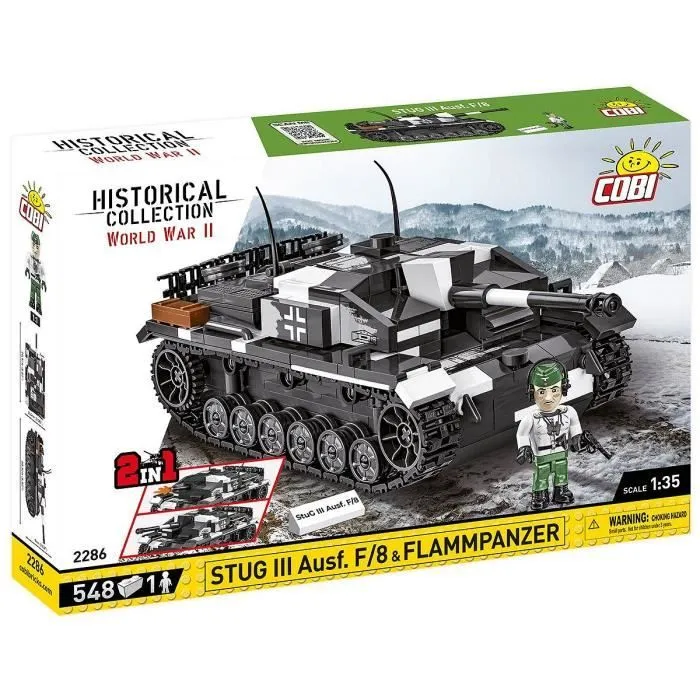 COBI 2286 - STUG III AUSF. F/8 & FLAMMPANZER-0