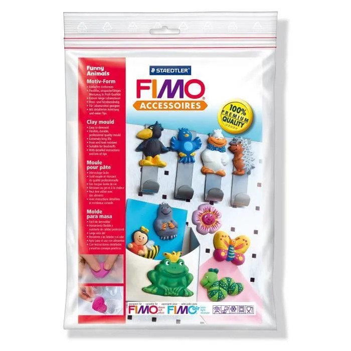 FIMO Moule Animaux Amusants 158mm X 238mm-0
