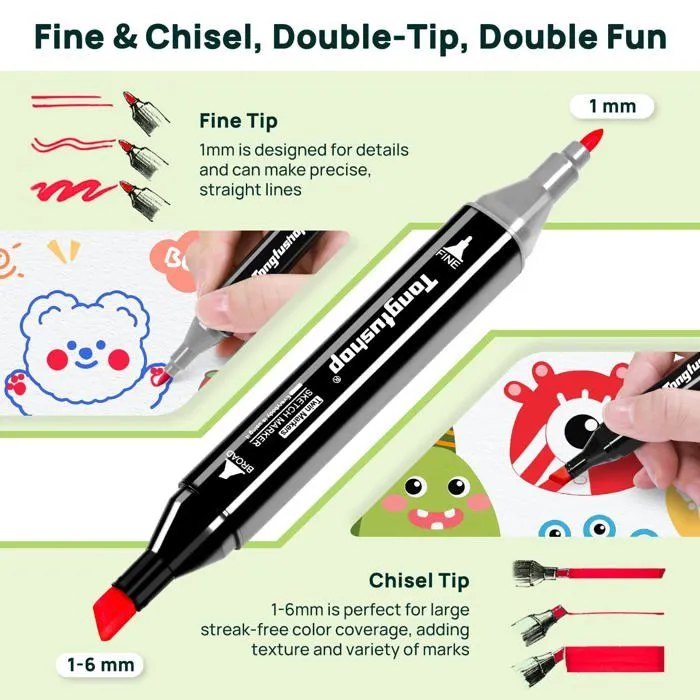 Feutres Tongfushop - 80 Marker Pen-1