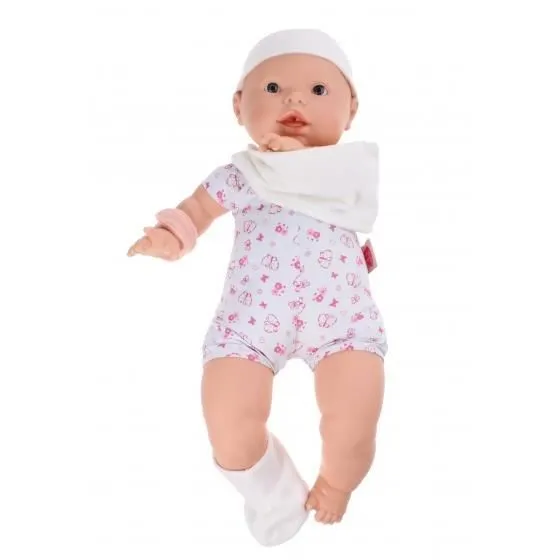Poupée nouveau-né corps mou Berjuan - 45 cm - pour jouer à l'hôpital - fille-0