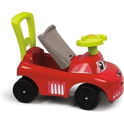 Bebeboutik Smoby Porteur Auto Bascule Evolutif 4 en 1 Mixte Klaxon et Coffre a Jouets