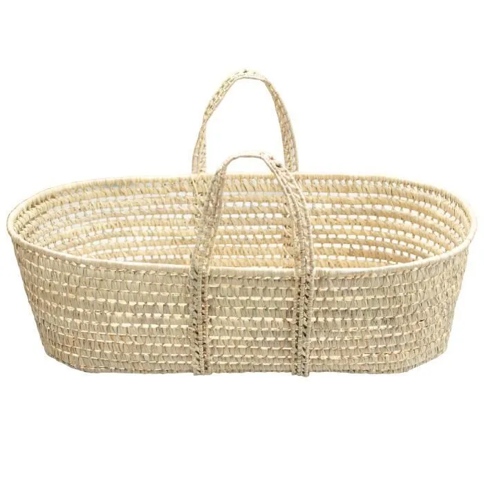 Couffin panier moise en fibre naturelle-2