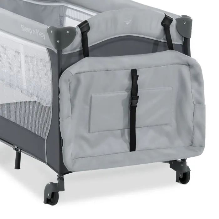 HAUCK Lit Parapluie Sleep N Play Center avec plan à langer - Stone-2
