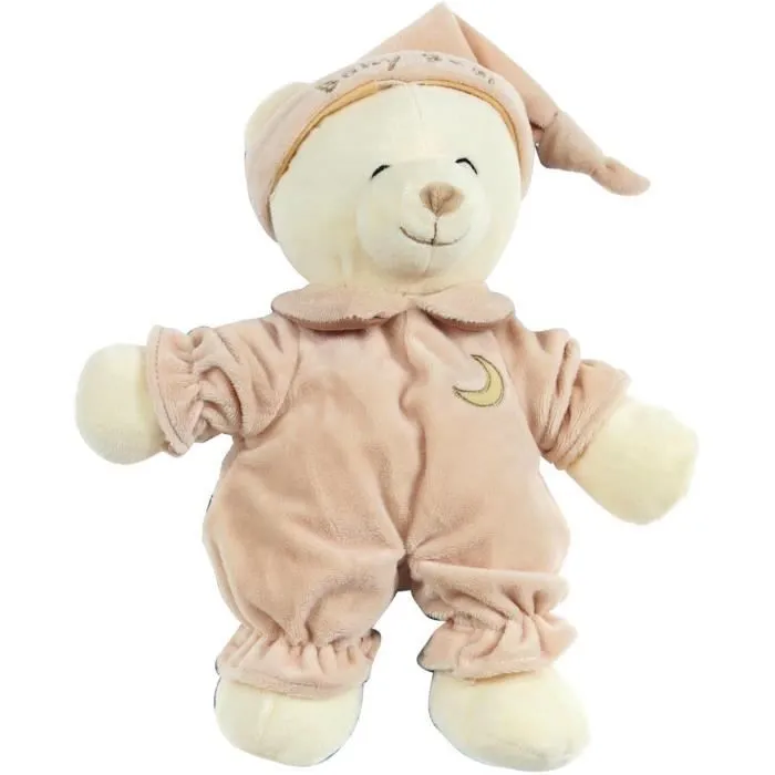 Ours en peluche - GIPSY TOYS - Baby bear douceur vert menthe - 24 cm - Mixte - Naissance-0