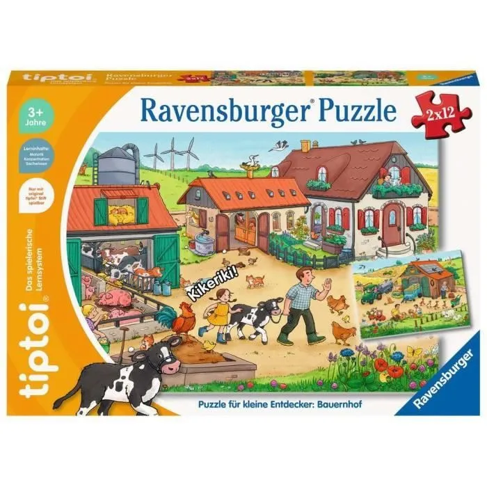 Jeu de société - Ravensburger - TIPTOI 00136 - Puzzle - 3 ans et plus - Multicolore-0