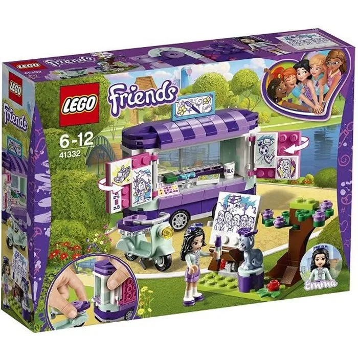 LEGO® Friends 41332 Le stand d'art d'Emma-0