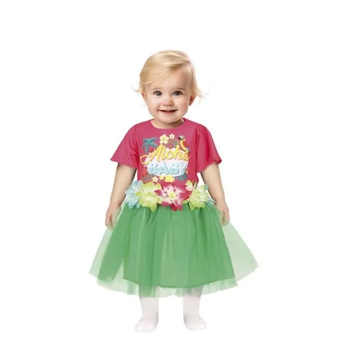 Guirca Déguisement tropical hawaïen pour filles et bébés (12-18 mois)-0