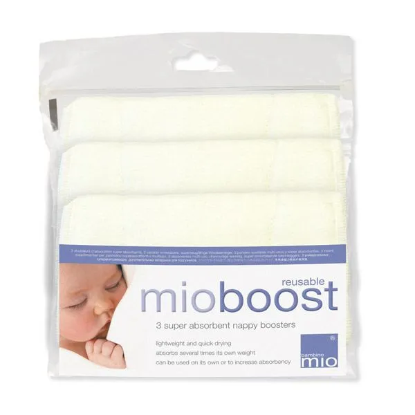 Inserts pour couches lavables - BAMBINO MIO - Mio Boost - Absorption élevée - Léger - Séchage rapide-0