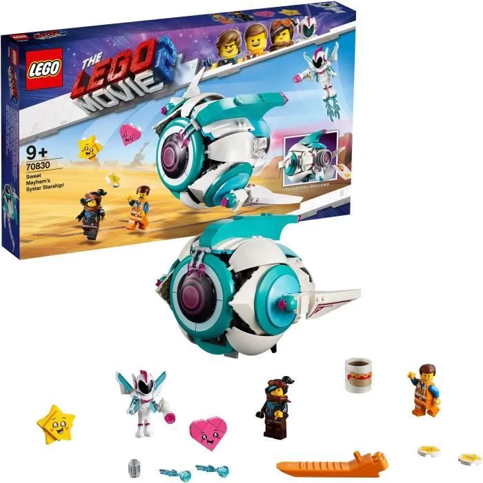 LEGO® Movie 70830 Le vaisseau spatial Systar de Sweet Mayhem ! - La grande aventure LEGO 2 - Jeu de construction-2