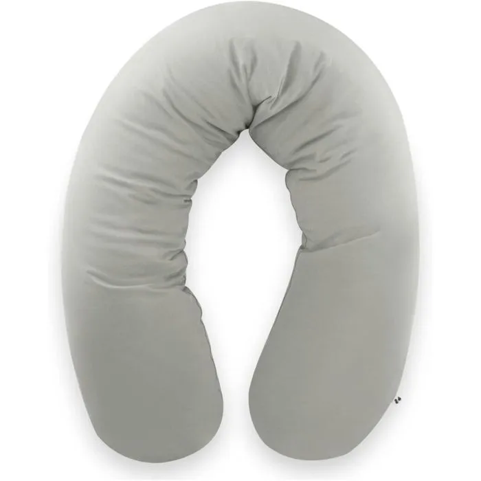 Coussin de Grossesse et Allaitement - Nurse N Care - Anthracite - Microperles EPS - Lavable en Machine-0