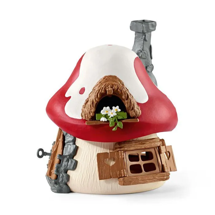 Figurine Schleich - Maison des Schtroumpfs avec 2 figurines - Schtroumpf et Gargamel-3