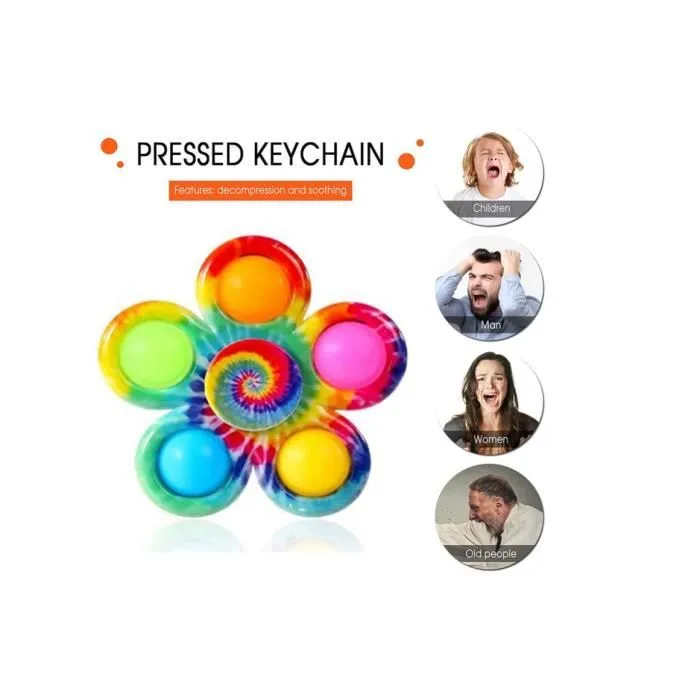 Calendrier de l'Avent - Pop It - 24pcs - Jouets Anti-stress - Noël-2