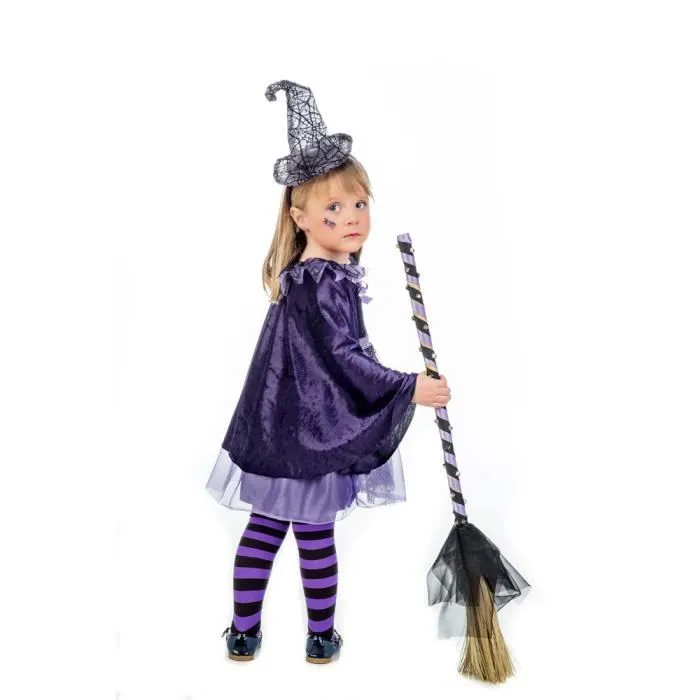 Limit Sport Arc-en-ciel Sorcière, Fansy costume, Magic, Witch, Fille, Polyester, Noir, Violet-2
