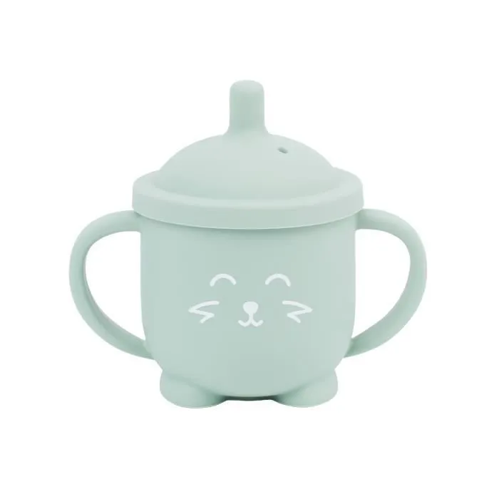 Gourde à paille bébé ISY CUP en silicone - BABYMOOV - 150ml - Hermétique & ergonomique-0