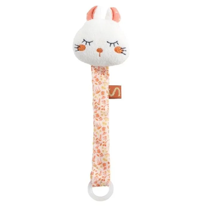 Attache tétine lapin-0