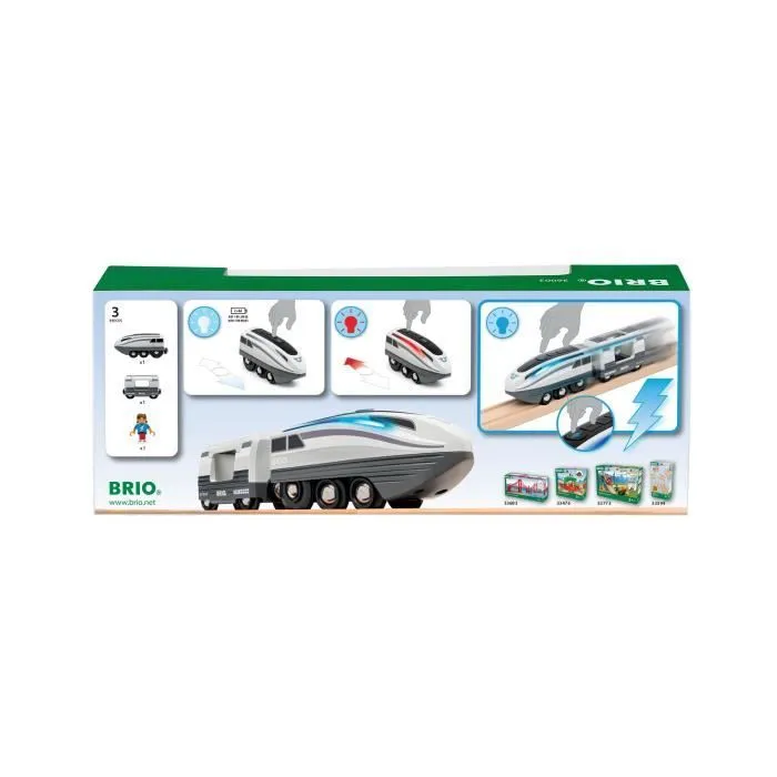 Brio - Train électrique Locomotive à piles Super Rapide-7