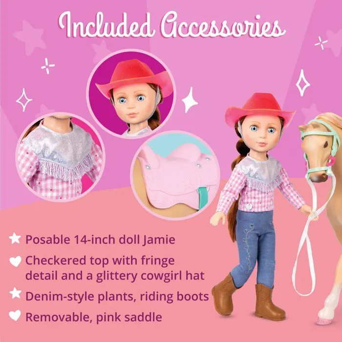 Poupee Glitter girls - GG51046Z -14 Doll W/Horse, Jaime - Jumper, 62243435759-2