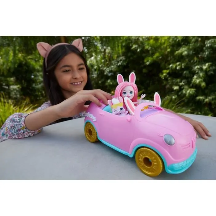 Enchantimals - Voiture Lapinmobile - Accessoire Mini-poupée - Dès 4 ans HCF85-8