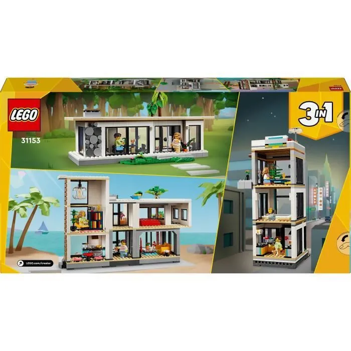 LEGO® Creator 31153 La maison moderne - À transformer en immeuble de 3 étages ou en chalet-5
