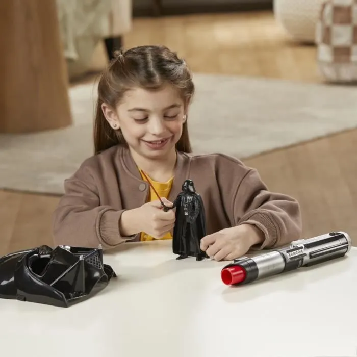 Pack Côté obscur Dark Vador, sabre laser rouge, masque Dark Vador et figurine de 15 cm, accessoire, dès 4 ans, Star Wars-6